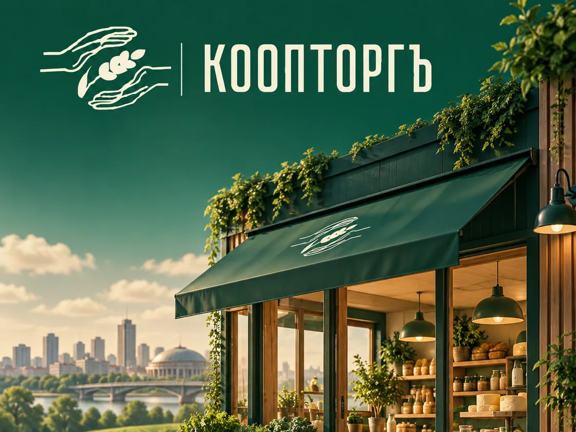 Пункт выдачи Коопторга с фермерскими продуктами